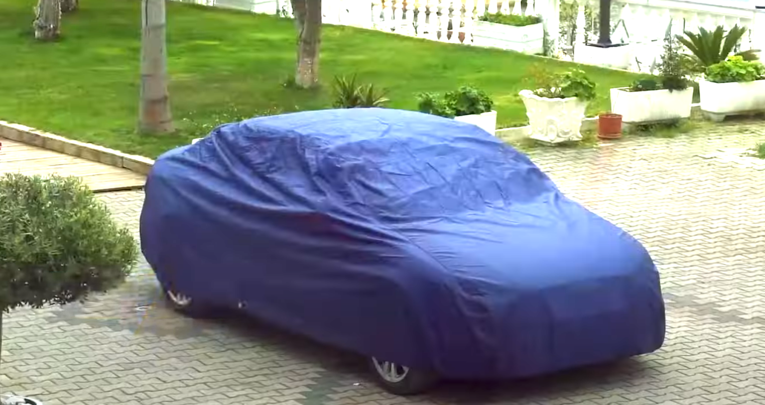 Housse De Voiture Anti-grêle Pour Peugeot 206 - Tissu Oxford + Coton - Protection 4 Saisons - Avec Fermeture éclair